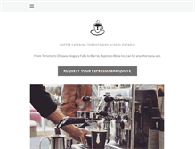 Tablet Screenshot of espressobella.ca